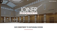 Desktop Screenshot of joinerarchitects.com